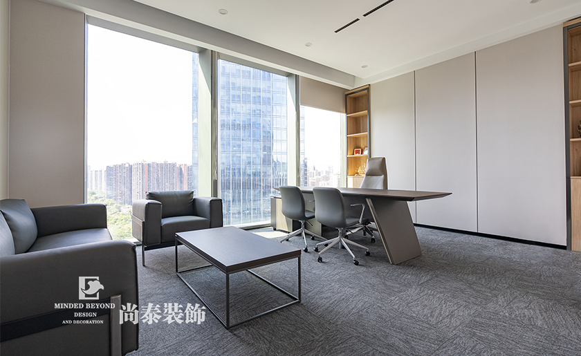 深圳市龍華區科技公司辦公室裝修效果圖